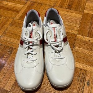 Prada
White Sport Leather Logo Sneakers